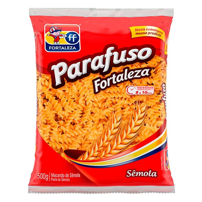 MACARRAO FORTALEZA PARAFUSO 24X400G