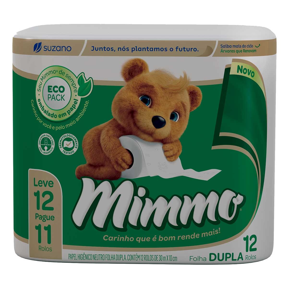 PAPEL HIGIENICO MIMMO F DUPLA LV12 PG11 6X12