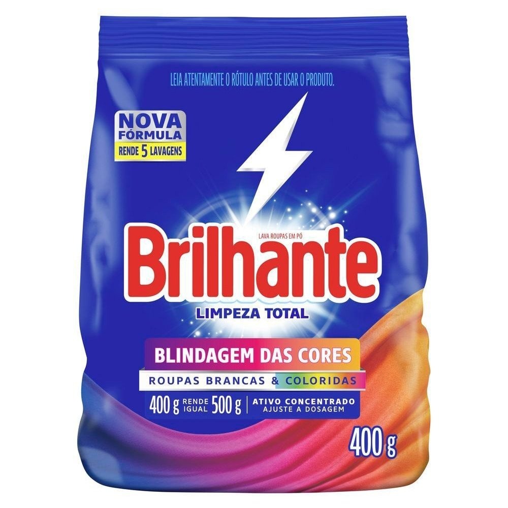 SABAO BRILHANTE AZUL LIMPEZA TOTAL 27X400G