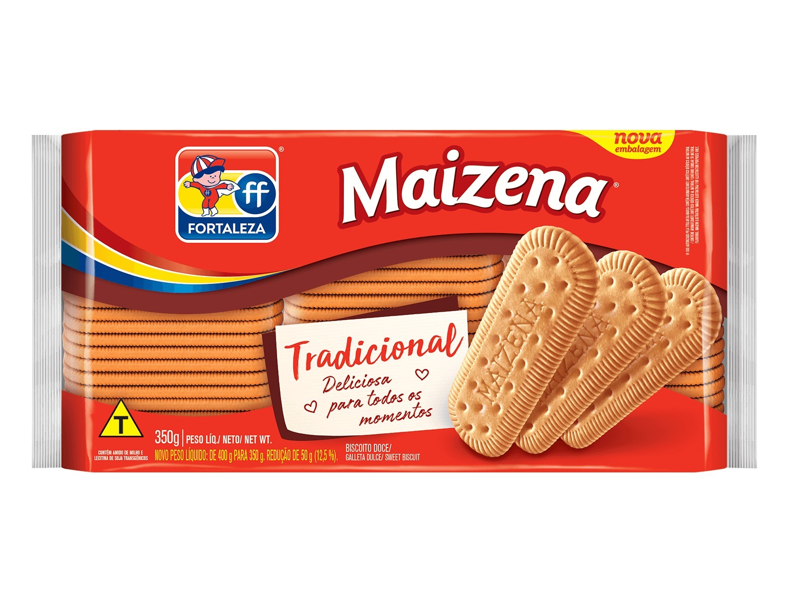 BOLACHA MAIZENA FORTALEZA 24X350G
